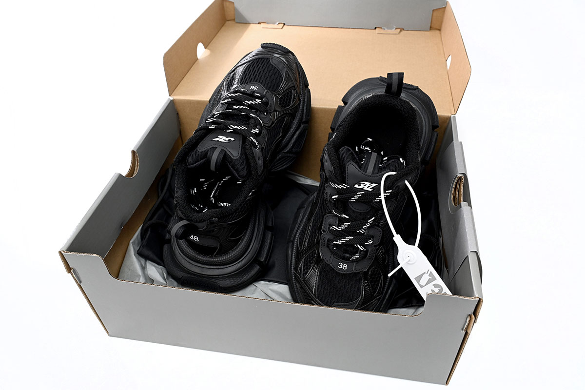    Balenciaga 3XL Black Mesh 734733 W2RC6 0203