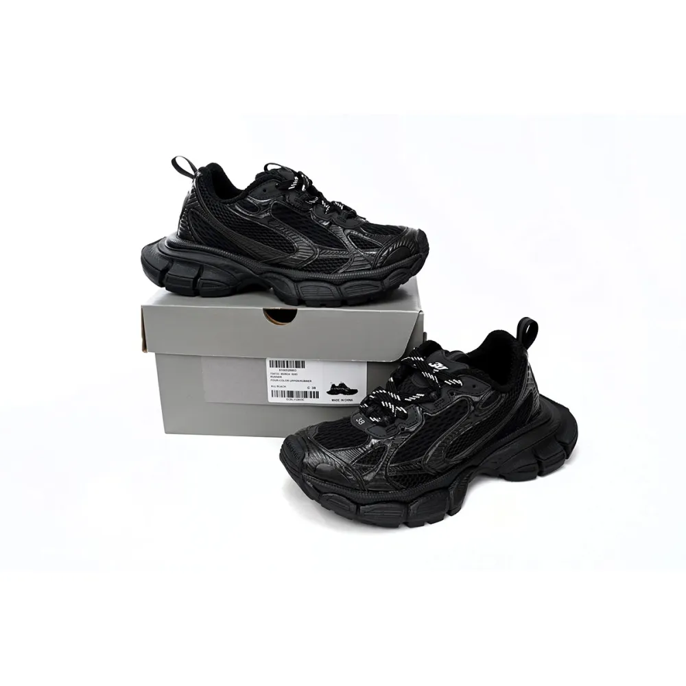 Balenciaga 3XL Black Mesh 734733 W2RC6 0203