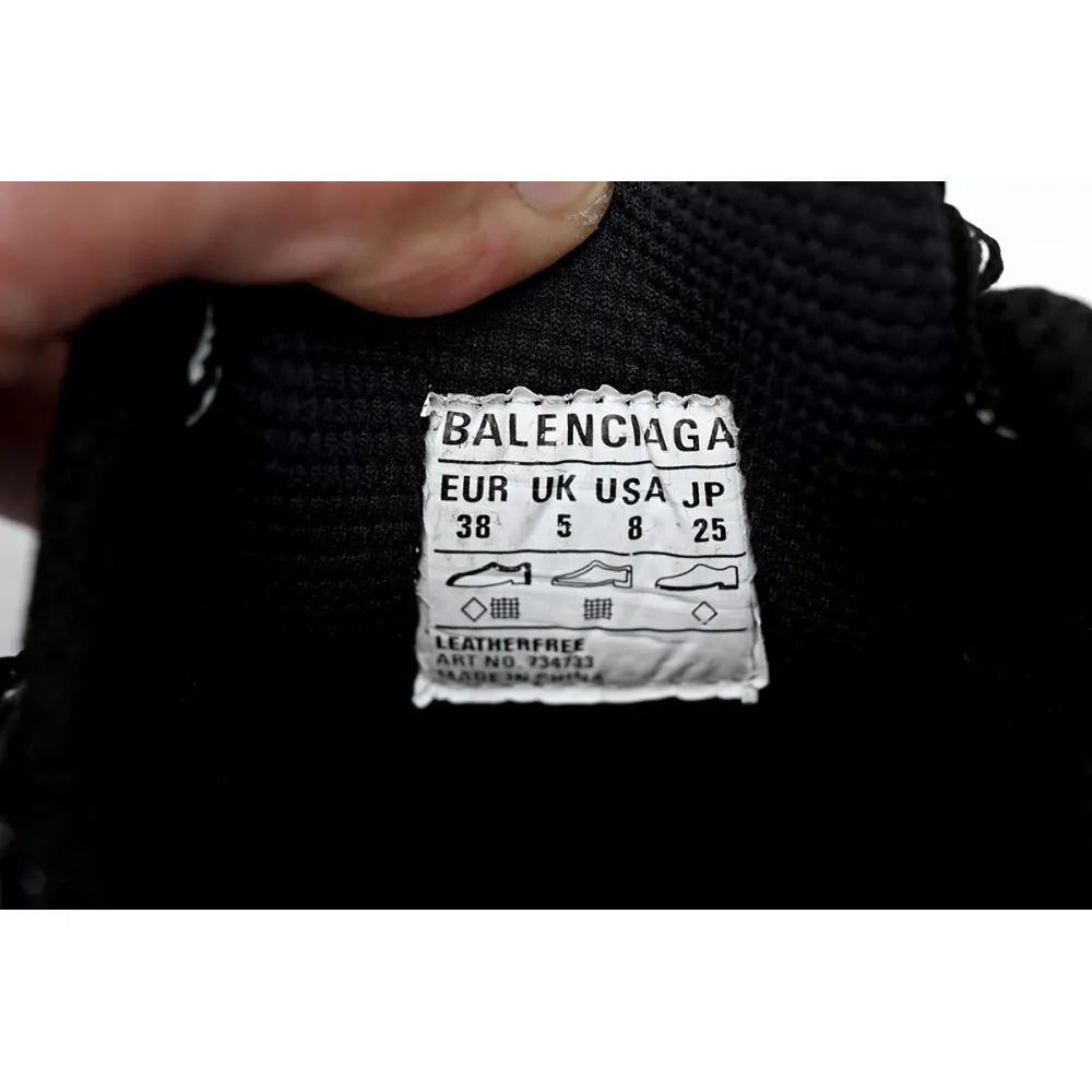 Balenciaga 3XL Black Mesh 734733 W2RC6 0203