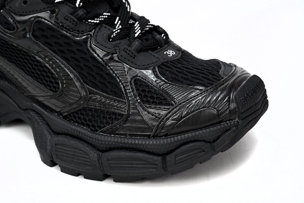    Balenciaga 3XL Black Mesh 734733 W2RC6 0203