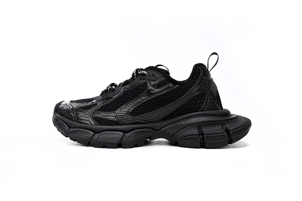    Balenciaga 3XL Black Mesh 734733 W2RC6 0203