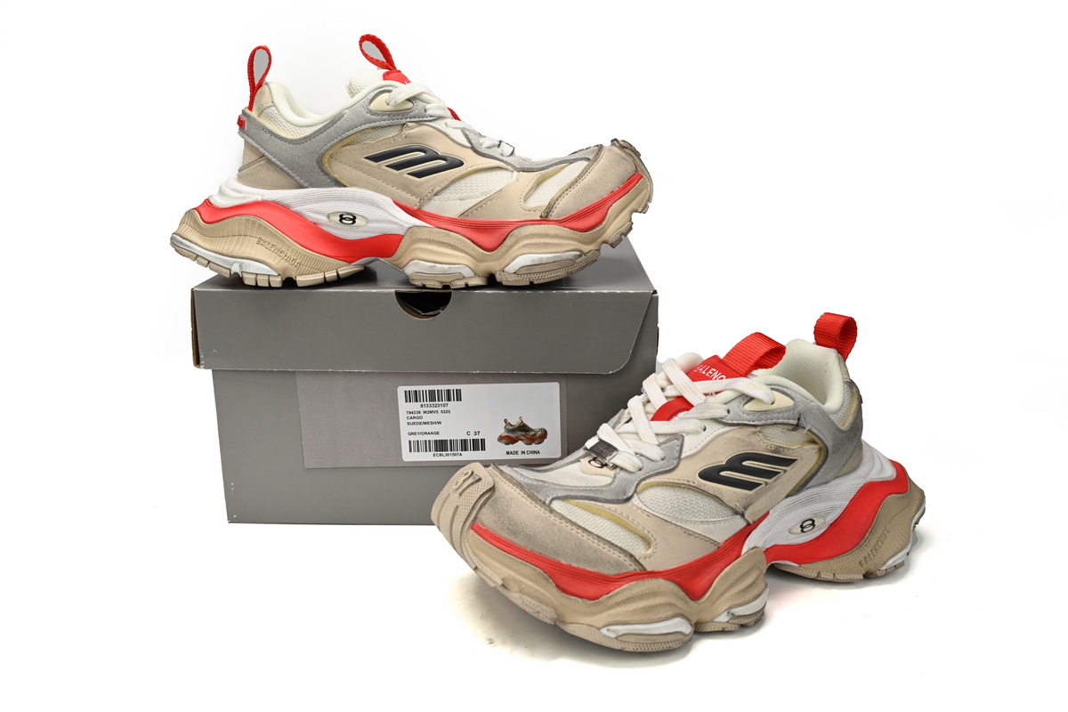    Balenciaga Cargo Beige Red 784339-W2MV5-0325