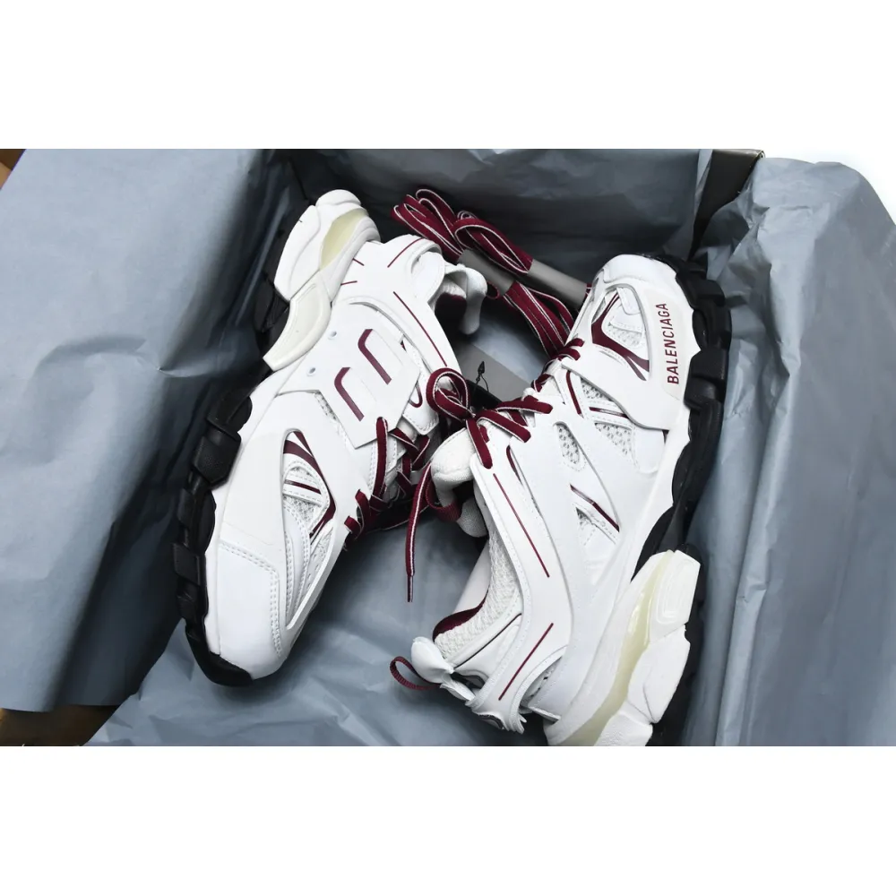 Balenciaga Tess S. White Claret Red 542436 W1JH 1915 