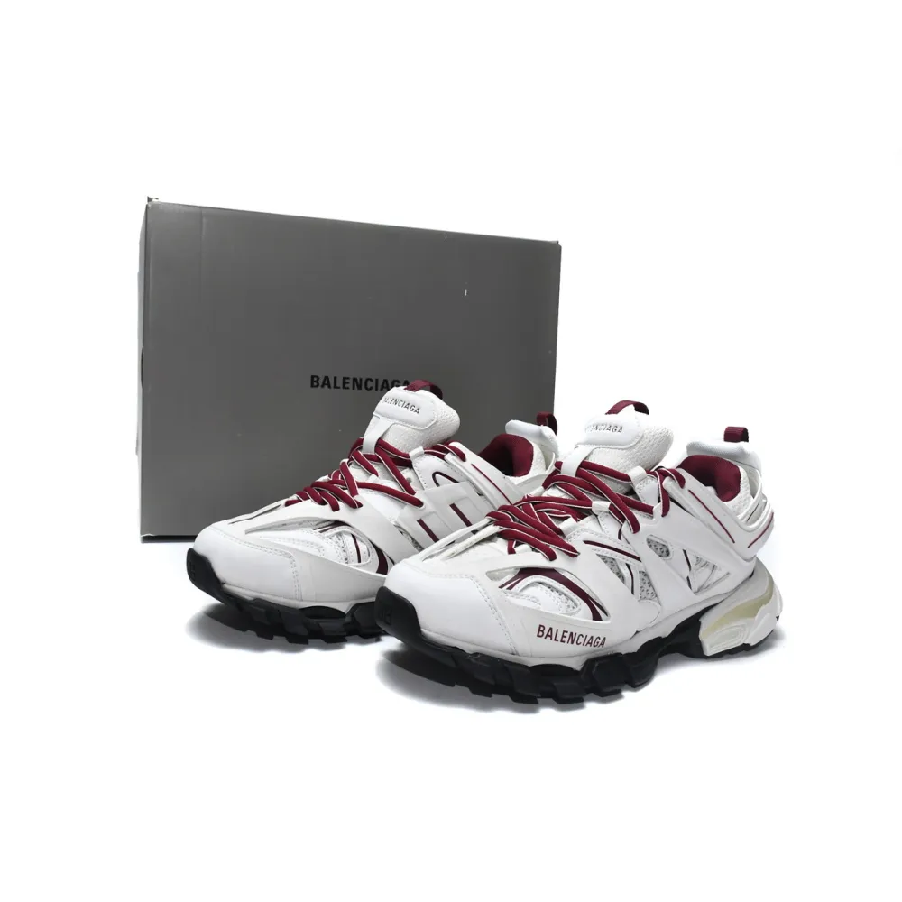 Balenciaga Tess S. White Claret Red 542436 W1JH 1915 