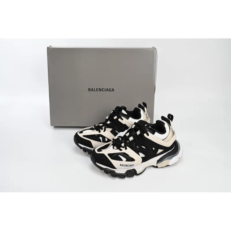 Balenciaga Tess S.Black Rice White Black 542436 W3SU5 9791 