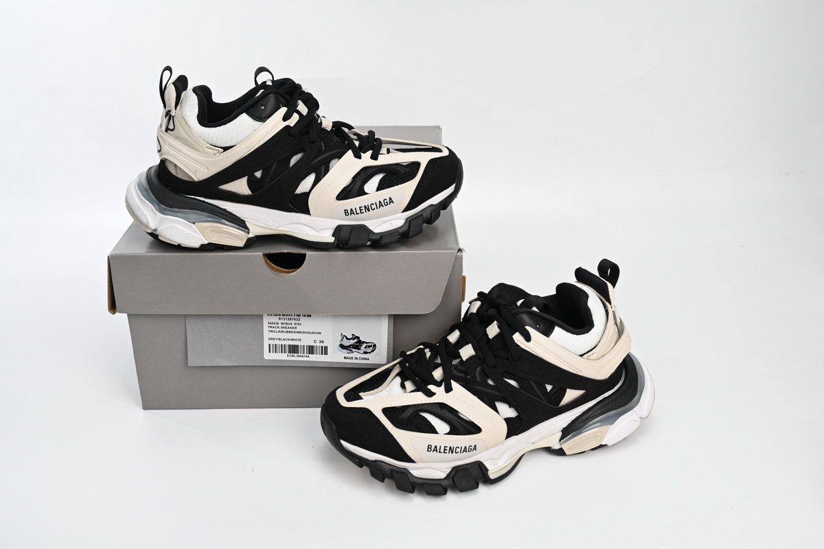    Balenciaga Tess S.Black Rice White Black 542436 W3SU5 9791 