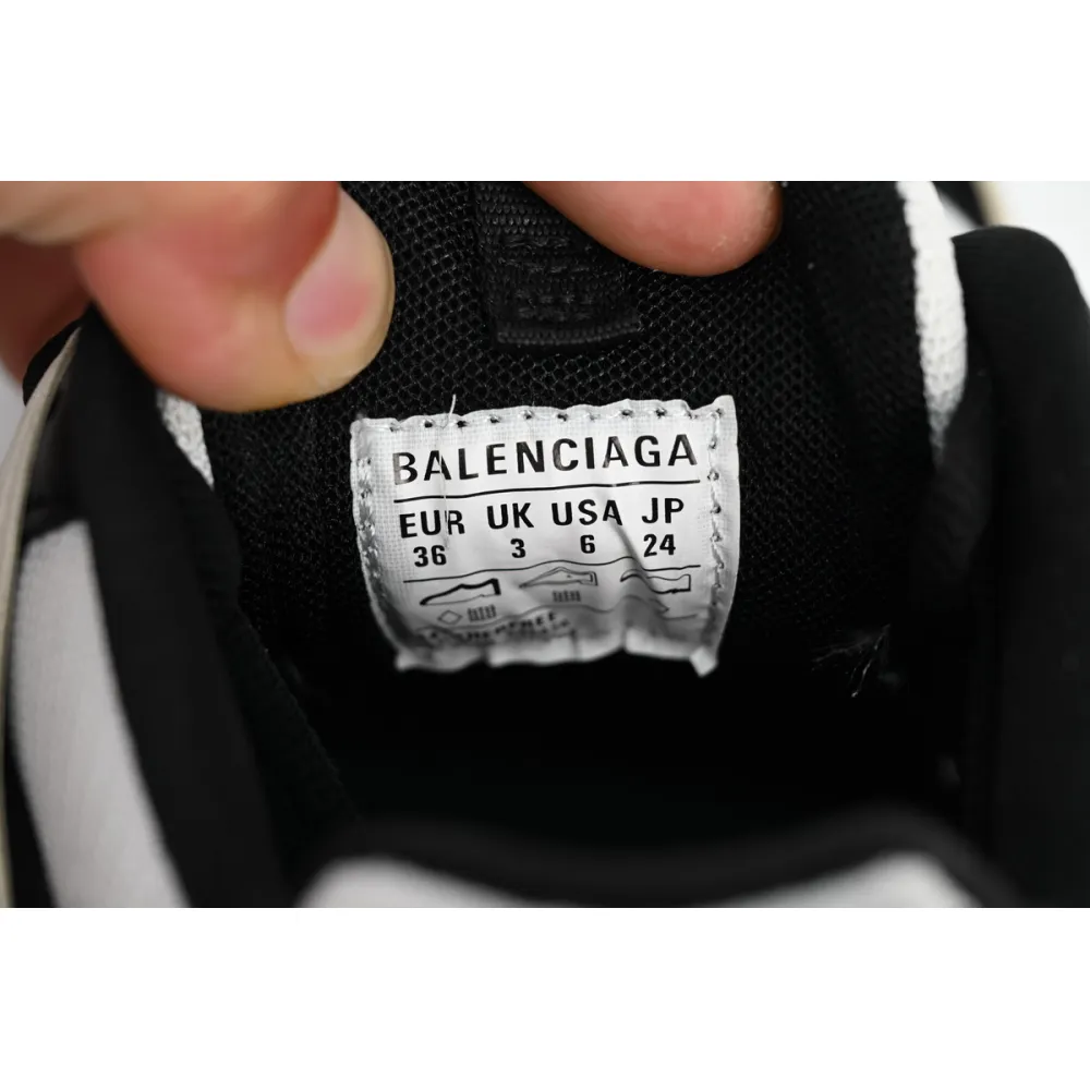 Balenciaga Tess S.Black Rice White Black 542436 W3SU5 9791 