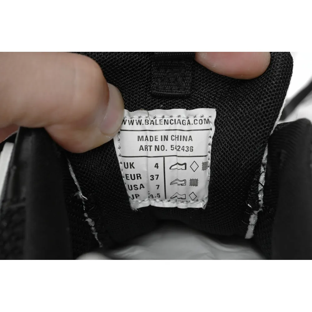 Balenciaga Tess S.Black And White 542436 W3NH3 7261 