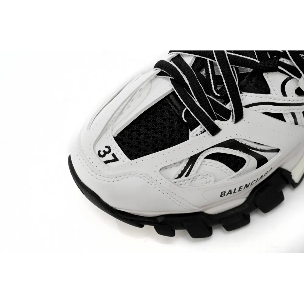 Balenciaga Tess S.Black And White 542436 W3NH3 7261 