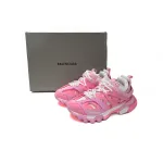 Balenciaga Tess S.Black Rice White Pink  542436 W3SU5 5090