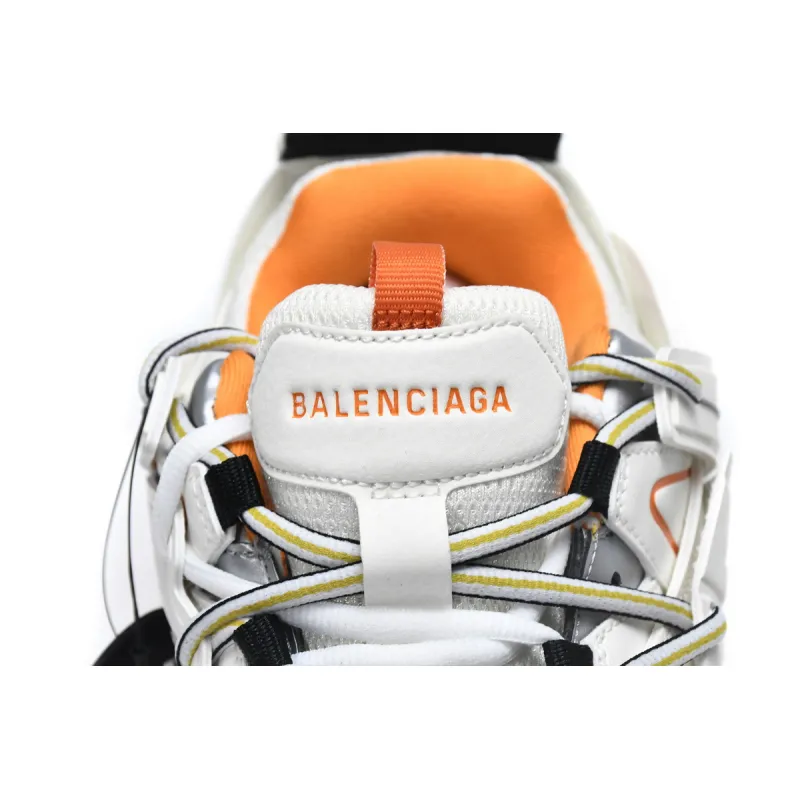 Balenciaga Tess S. White Orange Black  542436 W1GB1 9059   