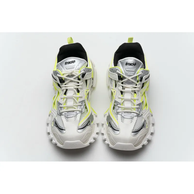 Balenciaga Track 2 Sneaker White Fluo Yellow 568515 W2ON3 9073