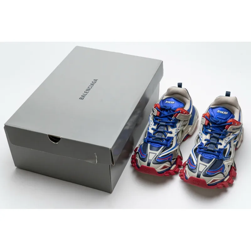 Balenciaga Track 2 Sneaker Beige Blue 570391 W2GN2 8570