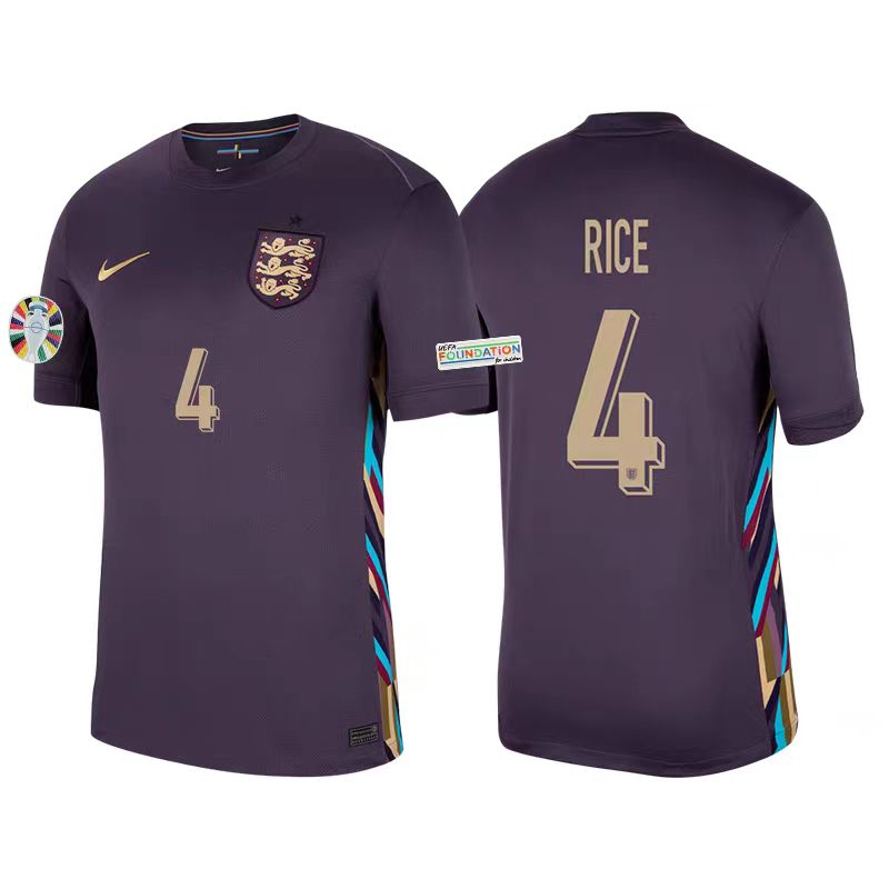    England 24/25 Player Away Euro Patch Jersey