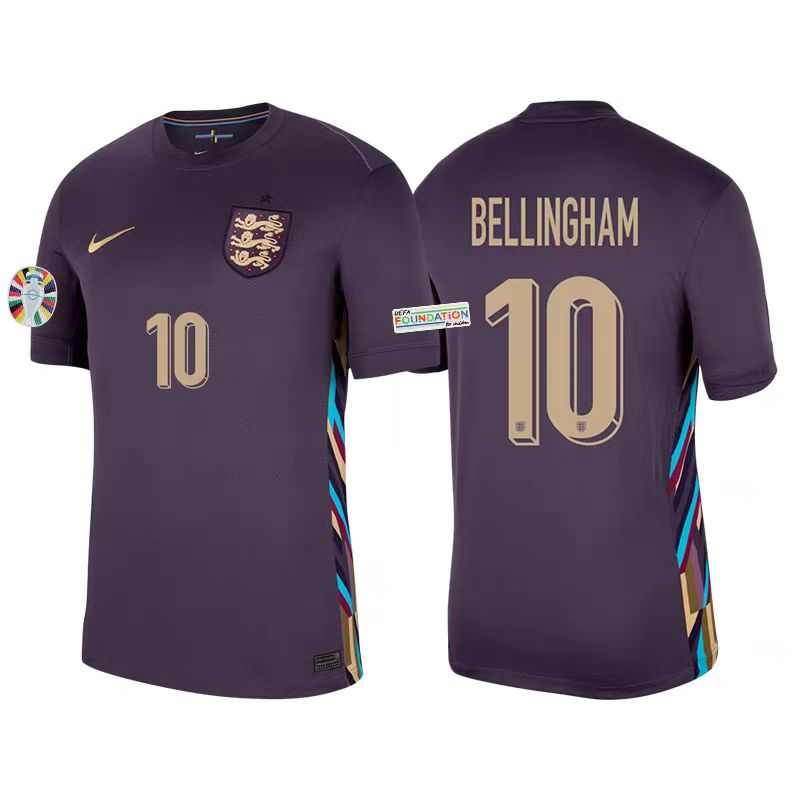    England 24/25 Player Away Euro Patch Jersey