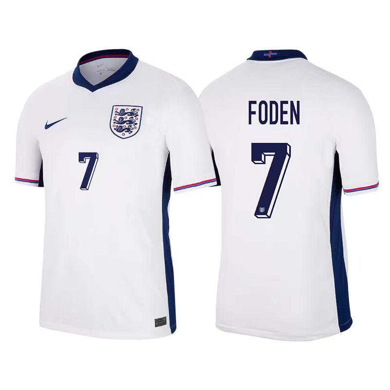    England 24/25 Player Home Euro Patch Jersey
