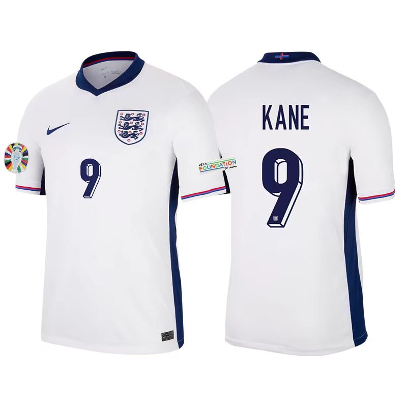    England 24/25 Player Home Euro Patch Jersey