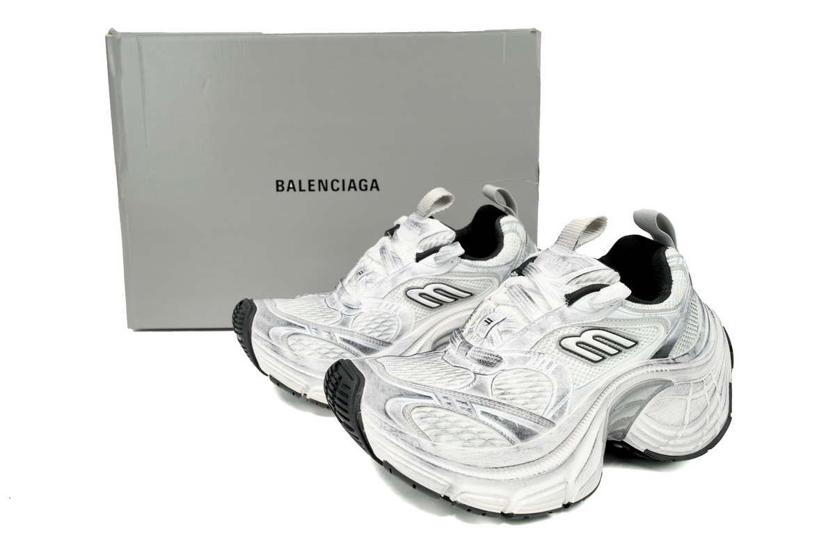 Balenciaga 10XL Sneaker  White and Black 784342 W2MV2 9110