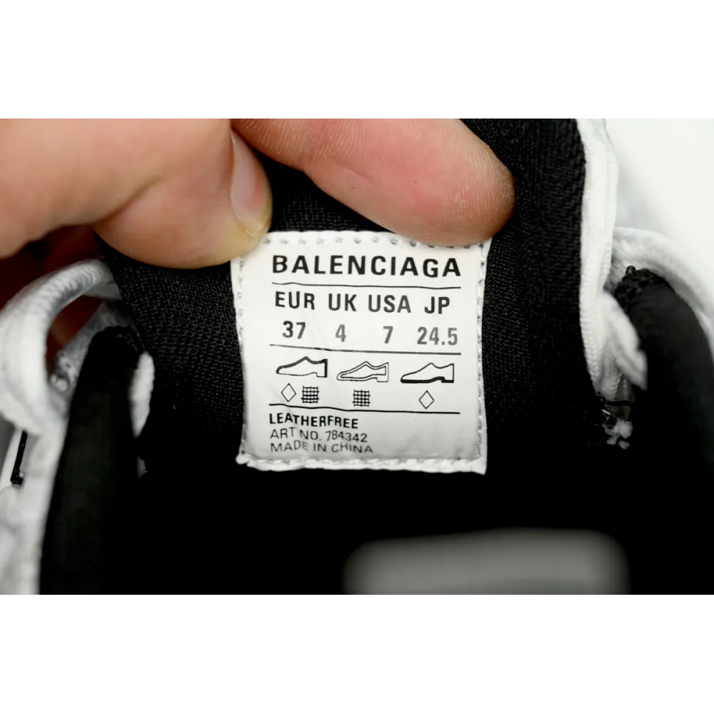 Balenciaga 10XL Sneaker  White and Black 784342 W2MV2 9110