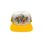 Chrome Hearts Multi Color Crosses Trucker Hat Yellow
