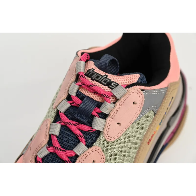 Pkgod Balenciaga Triple S Grey Pink  490672 W09O5 1036 