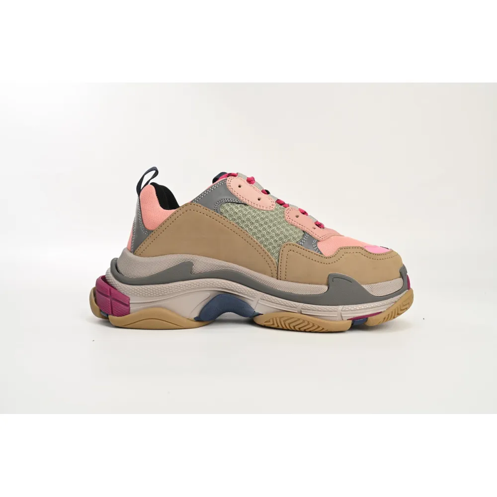 Pkgod Balenciaga Triple S Grey Pink  490672 W09O5 1036 