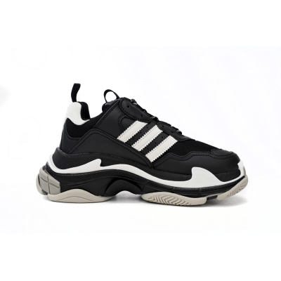      adidas x Balenciaga Triple S Black And White Bars 712764 W2ZB2 1090 02