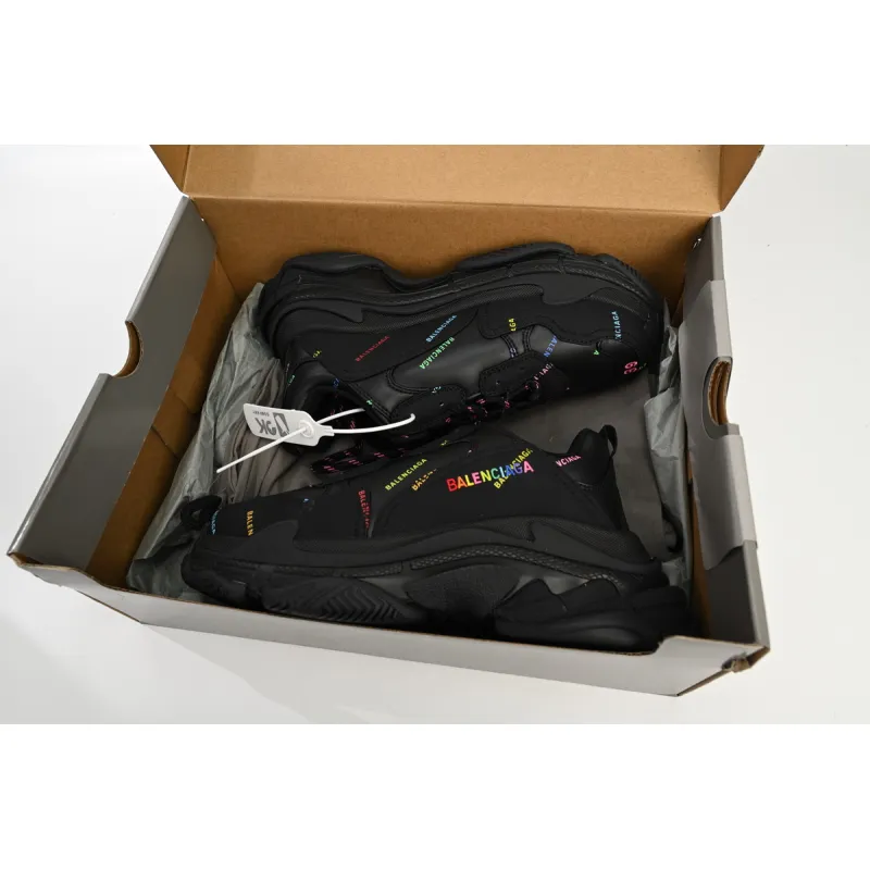 Pkgod Balenciaga Triple S Letter Colorful 524039 W2FA1 1210 