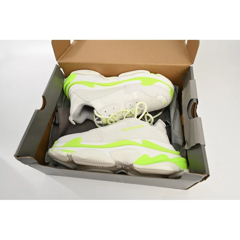 Pkgod Balenciaga Triple S Fluorescent White 536737 W0901 9088 