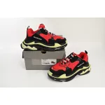 Pkgod Balenciaga Triple S Black Red Grey 483513 W06E1 1006