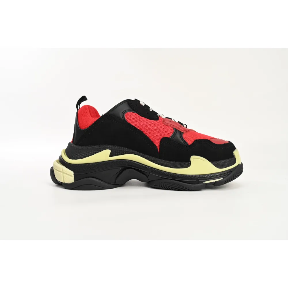 Pkgod Balenciaga Triple S Black Red Grey 483513 W06E1 1006