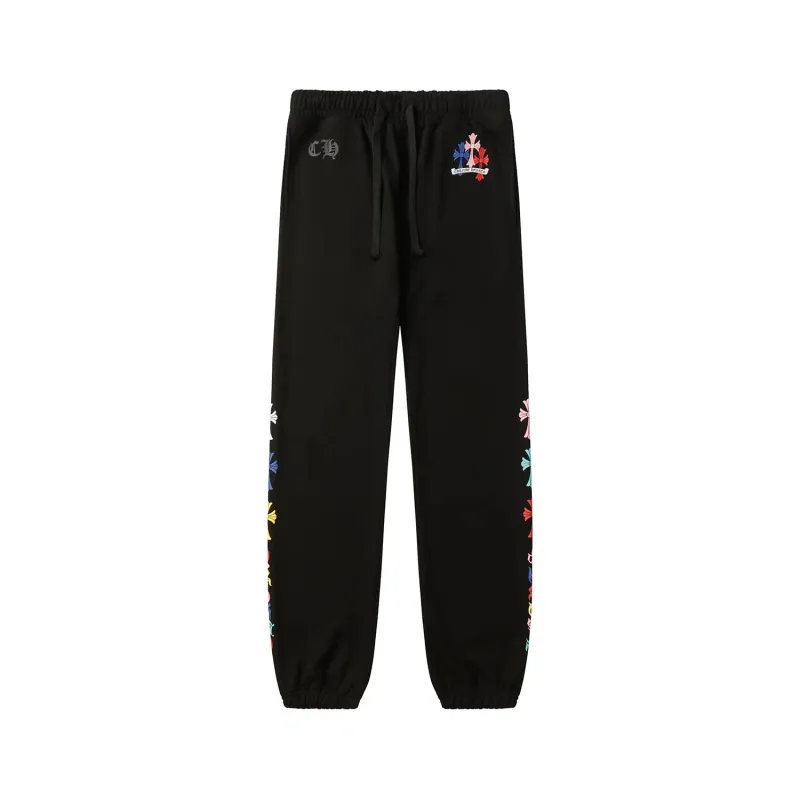 Top Chrome Hearts Multi Color Cross Hoodie Suit 