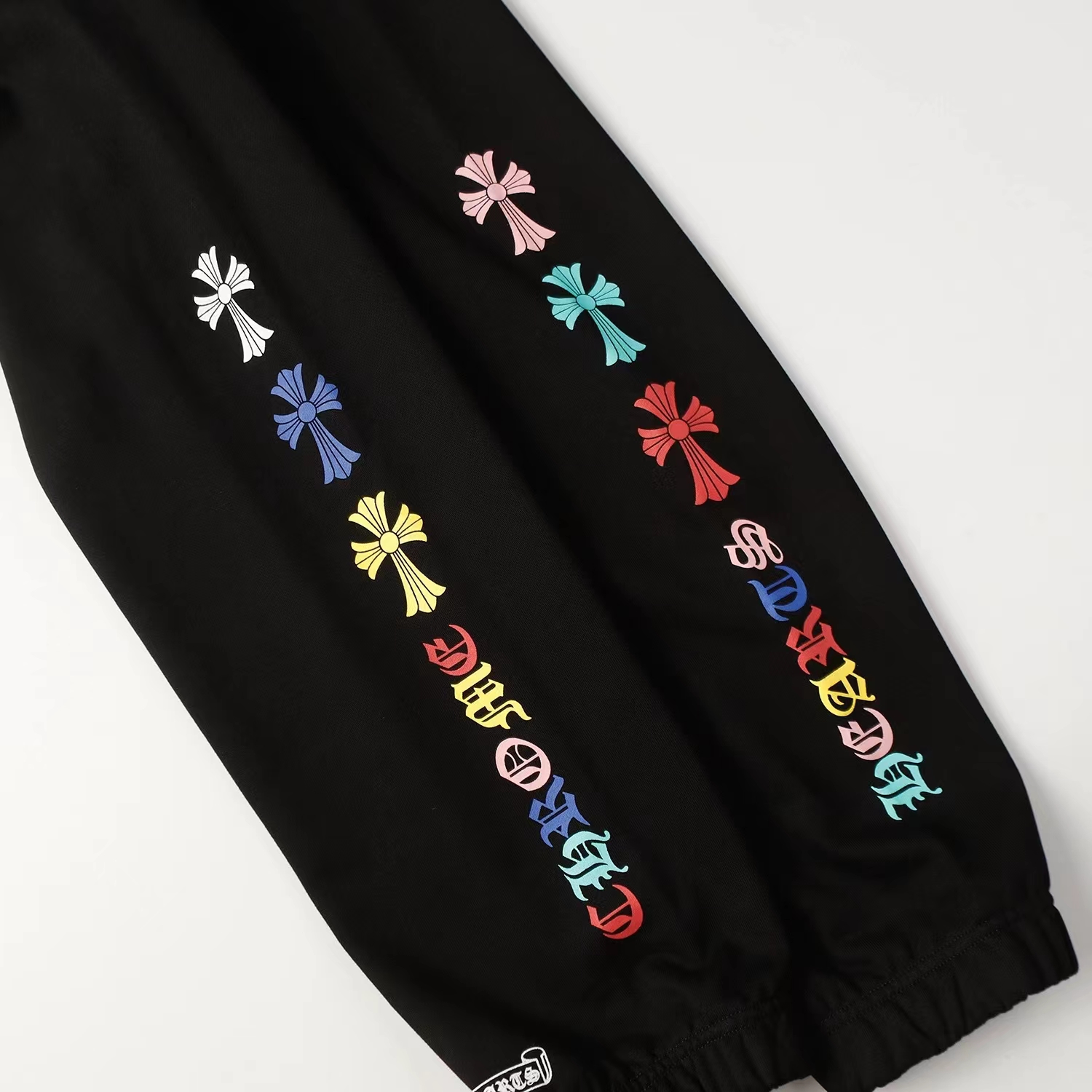 Top Chrome Hearts Multi Color Cross Hoodie Suit 