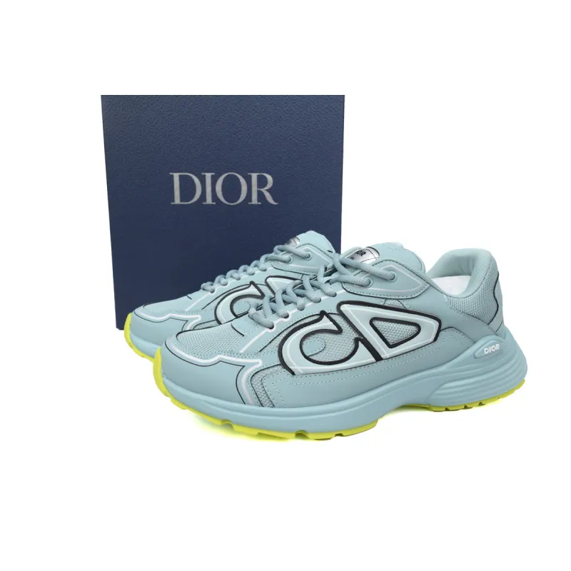  Dior Light Grey B30 Sneakers New Blue  3SN27ZIR-16536