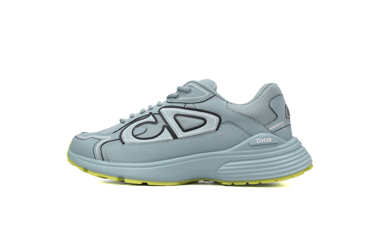  Dior Light Grey B30 Sneakers New Blue  3SN27ZIR-16536