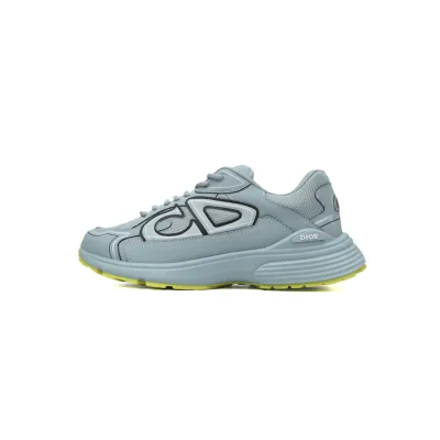  Dior Light Grey B30 Sneakers New Blue  3SN27ZIR-16536 01