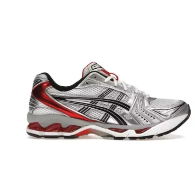 【Flash Sale $30 OFF】 ASICS Gel-Kayano 14 White Classic Red 02