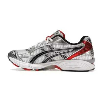 【Flash Sale $30 OFF】 ASICS Gel-Kayano 14 White Classic Red 01