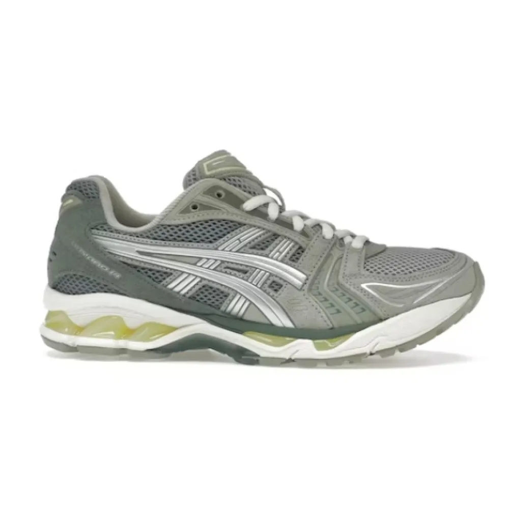 【Flash Sale $30 OFF】 ASICS Gel-Kayano 14 Olive Grey Pure Silver