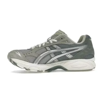 【Flash Sale $30 OFF】 ASICS Gel-Kayano 14 Olive Grey Pure Silver 01