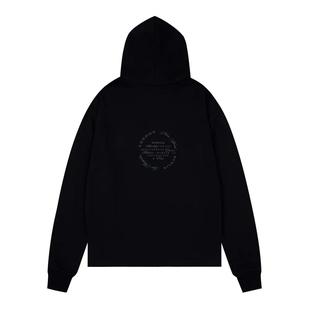 Top Quality Represent Owners Club Hoodie Black 