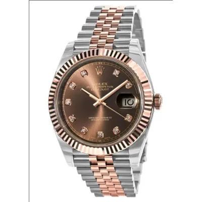 ROLEX Datejust 41 Steel and Everose Gold Watch M126331-0004 01
