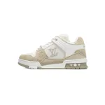 LOUIS VUITTON Trainer white khaki