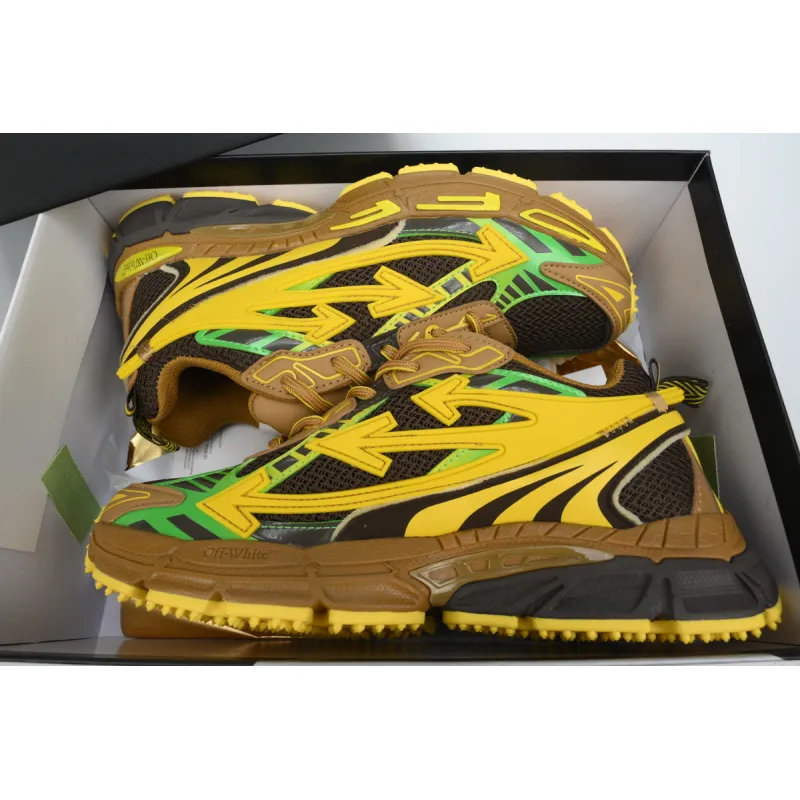 Pkgod OFF-WHITE Black Yellow OMIA295F24 FAB00 10010