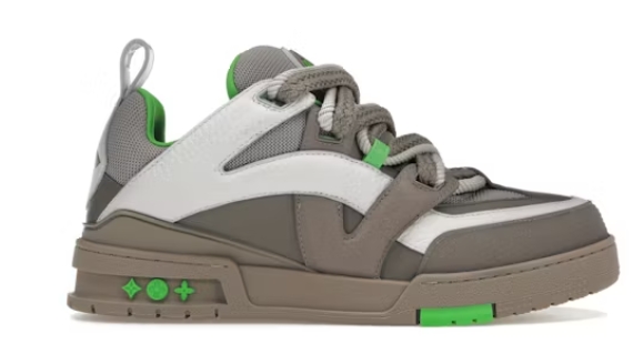    Louis Vuitton LV Skate Sneaker Grey Green 1ABZ4R