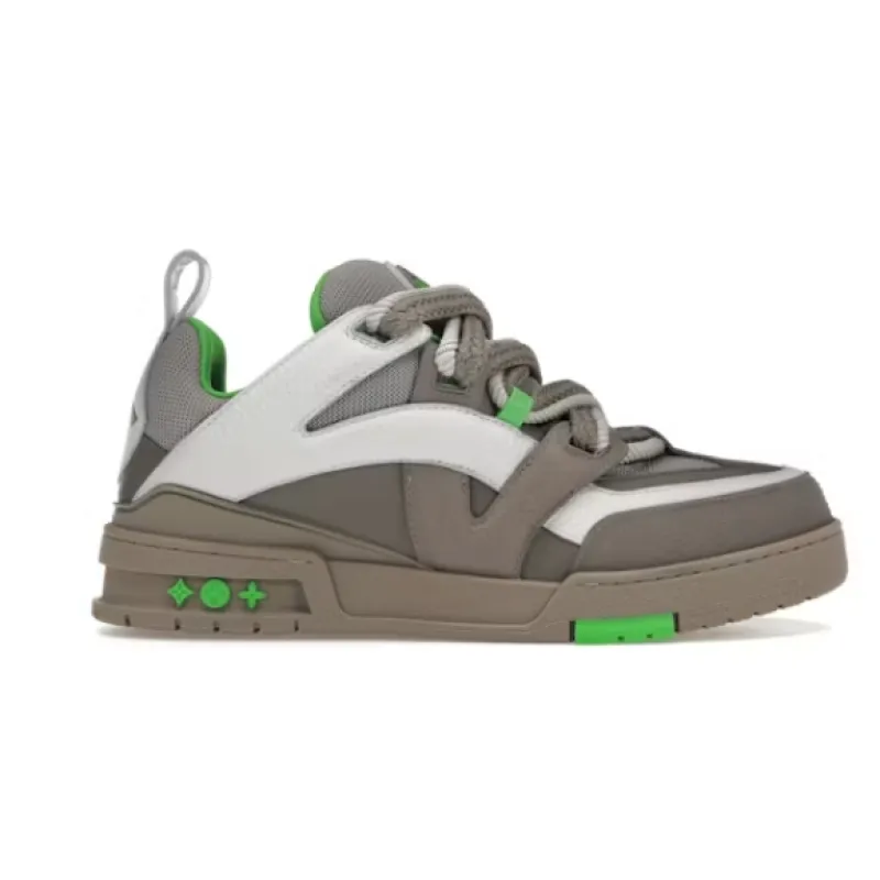 Louis Vuitton LV Skate Sneaker Grey Green 1ABZ4R