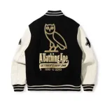 Top Quality BAPE x OVO Varsity Jacket