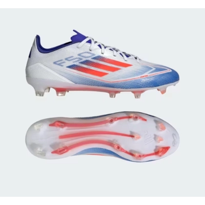 【Flash Sale $50 OFF】Adidas F50 Pro Firm Ground Soccer Cleats Solar Red  [No Box] 02
