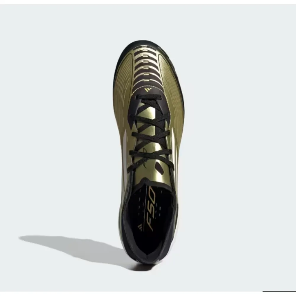 【Flash Sale $50 OFF】Adidas MESSI F50 Pro Firm Ground Soccer Cleats Gold Metallic[No Box]