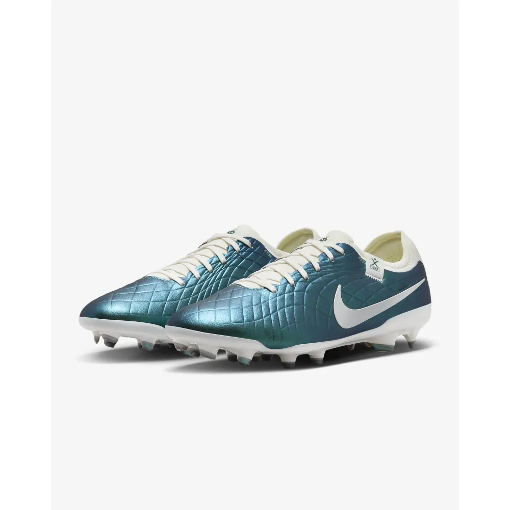 【Flash Sale $50 OFF】Nike Tiempo Emerald Legend 10 Pro Dark Atomic Teal/Sail FQ3248-300[No Box]